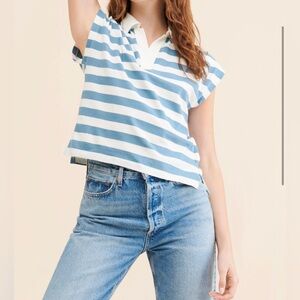 Relaxed Madewell Polo Tee Small